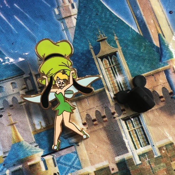 Disney Accessories - SOLD Disney Tinkerbell Goofy Ears Hat Pin